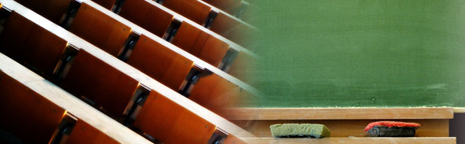 formazione con aula e lavagna